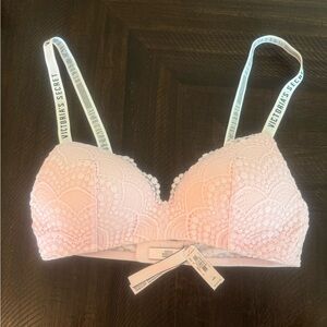 Victoria's Secret Pink Wireless Bra with Bow Detail